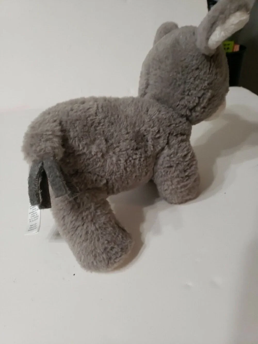 Carters Grey Donkey Mule Baby Plush Soft Stuffed Animal Lovey Toy